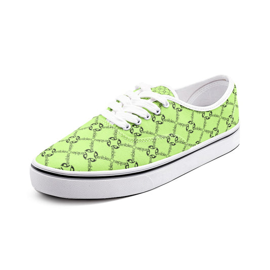 Periibleu Positivity Canvas Sneakers Green - Periibleu