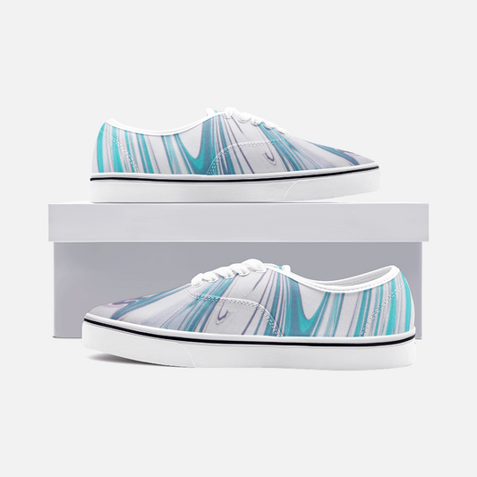 Periibleu Positive Wave Canvas Shoes - Periibleu