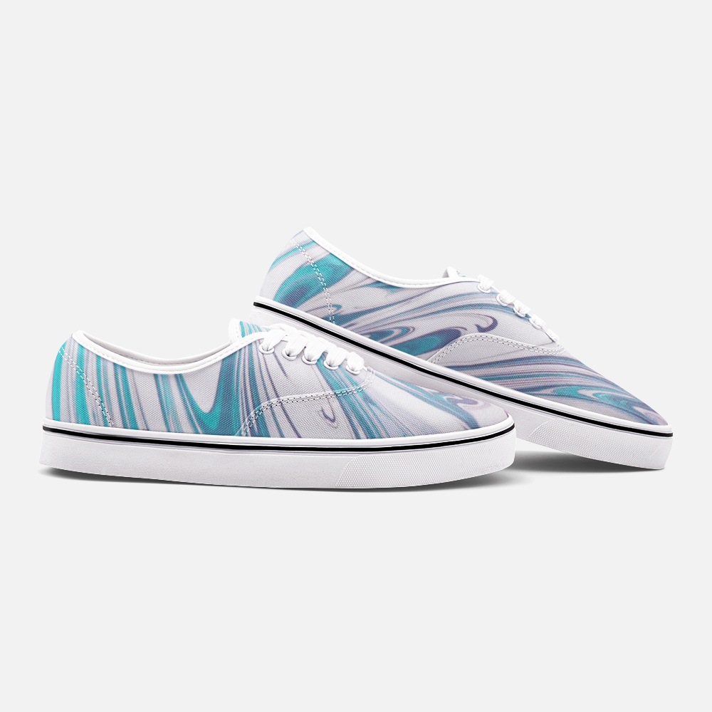 Periibleu Positive Wave Canvas Shoes - Periibleu