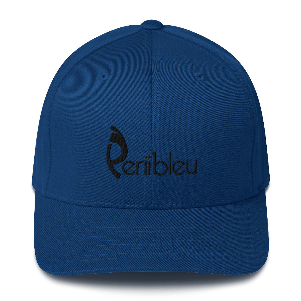 Periibleu Positivity Closed Back Twill Cap - Periibleu