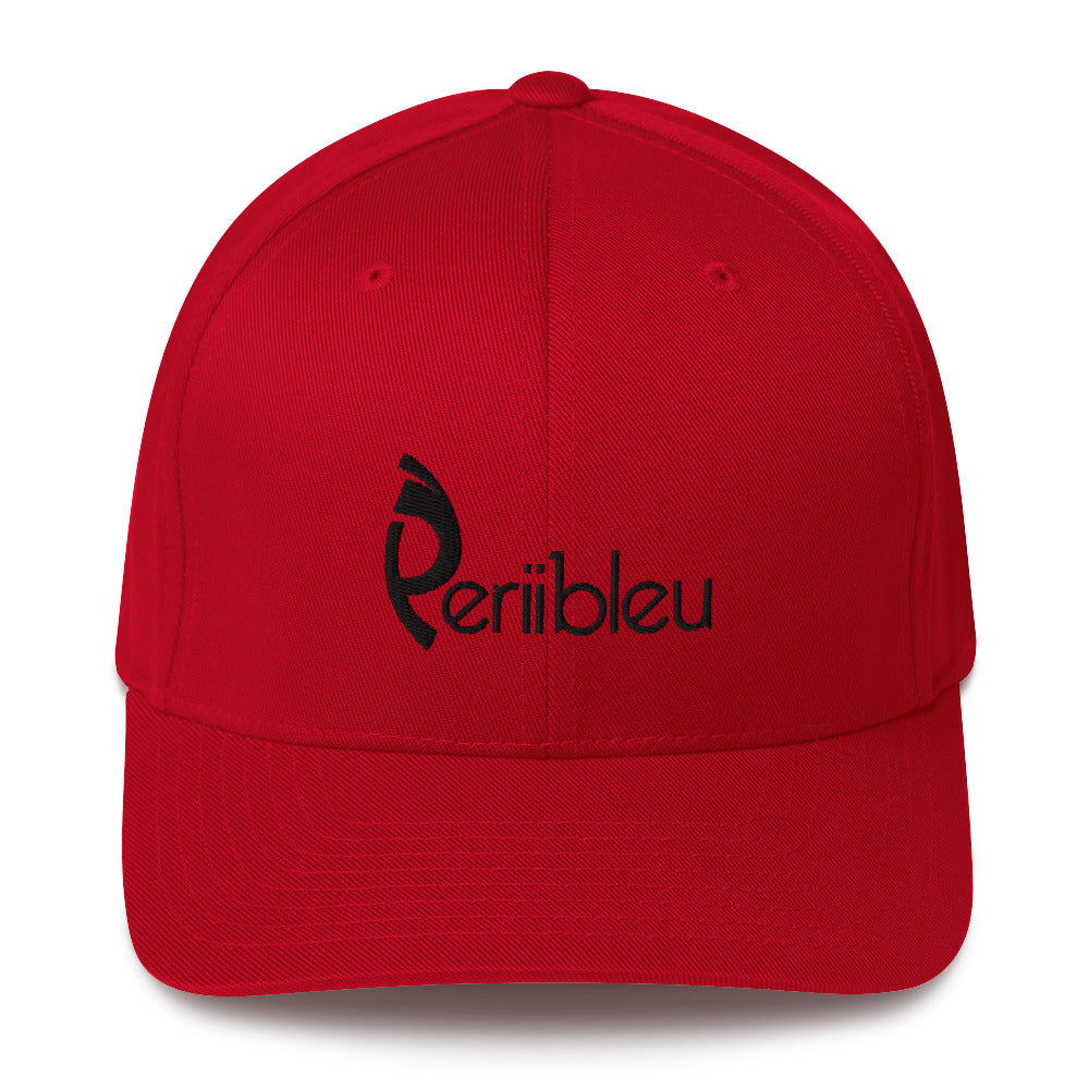 Periibleu Positivity Closed Back Twill Cap - Periibleu