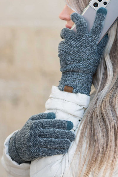 It's Cold Outside Touch Screen Textured Gloves