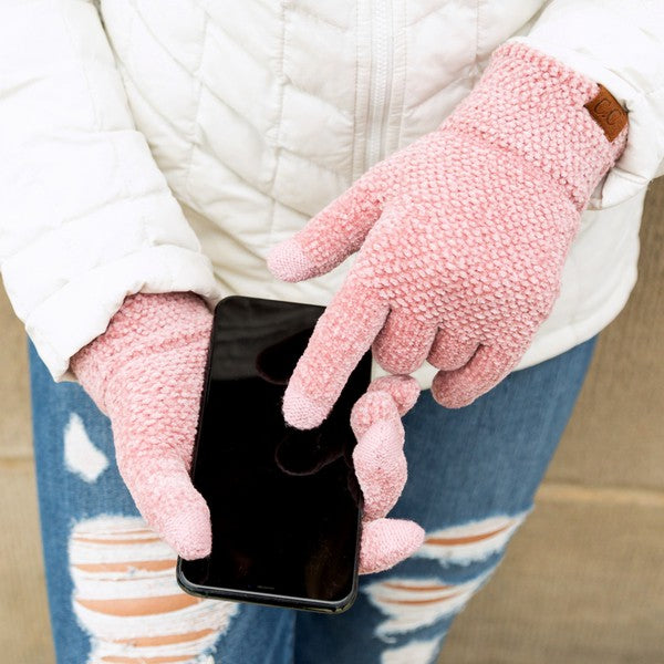 It's Cold Outside Touch Screen Textured Gloves