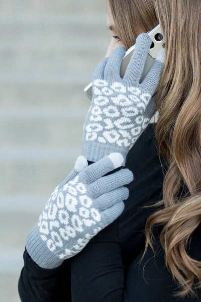 Printed Stretch Touch Screen Pad Gloves