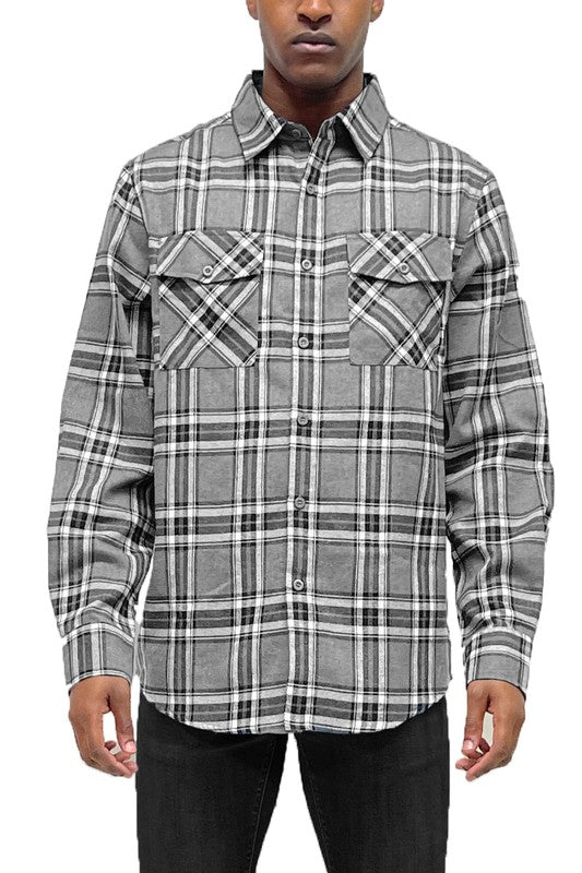Anything Goes Neutral Tone Flannel Shirts