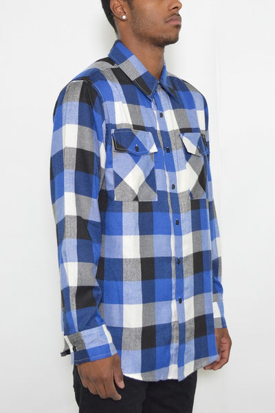 Confident Casual Checkered Flannel Shirt