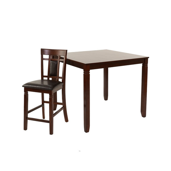 Counter Height Table & Open Back Chairs Set