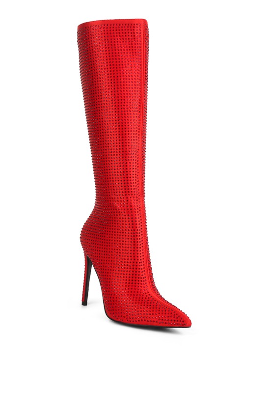 Eye-Catching Luxurious High Heel Boots