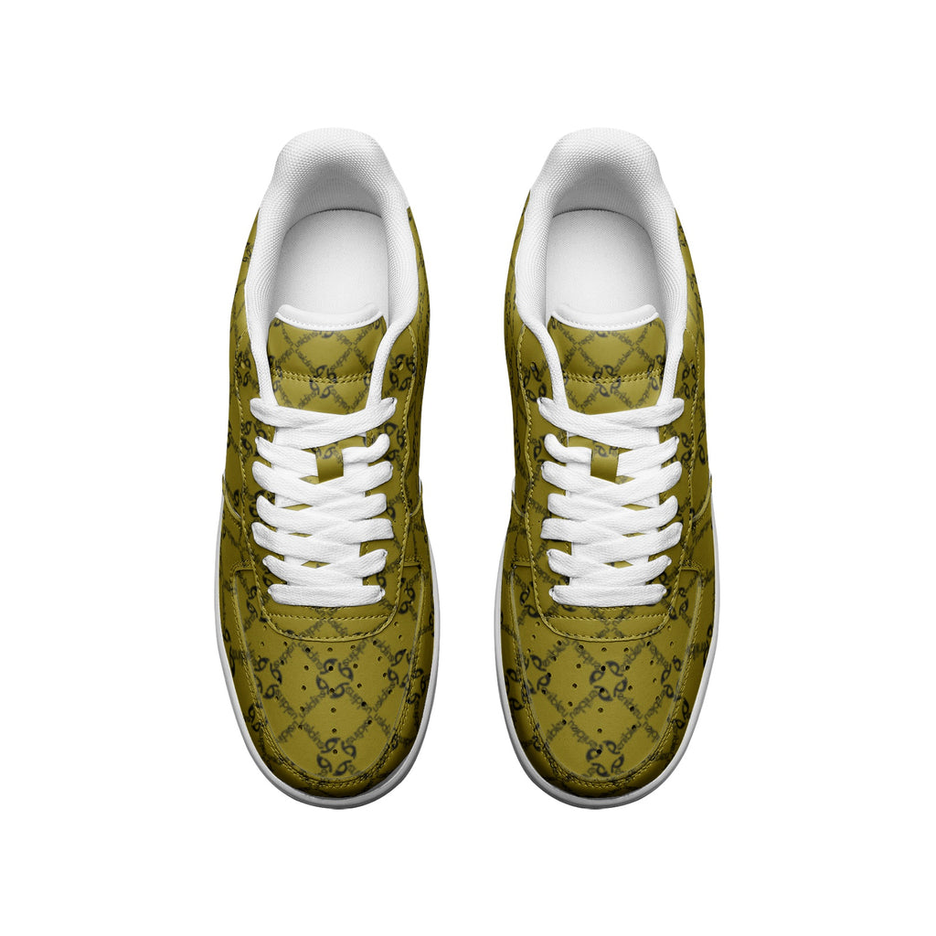 Periibleu Gold Optimism Sneakers - Periibleu