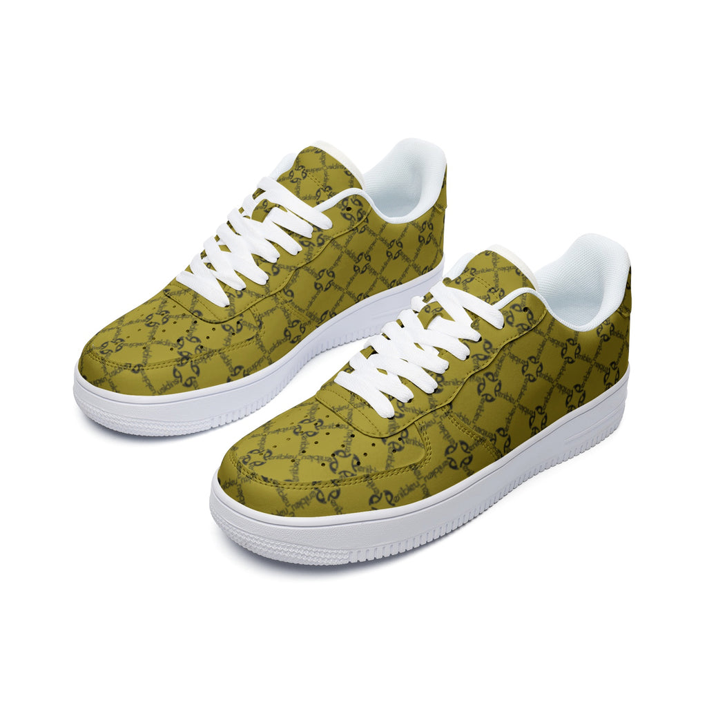 Periibleu Gold Optimism Sneakers - Periibleu