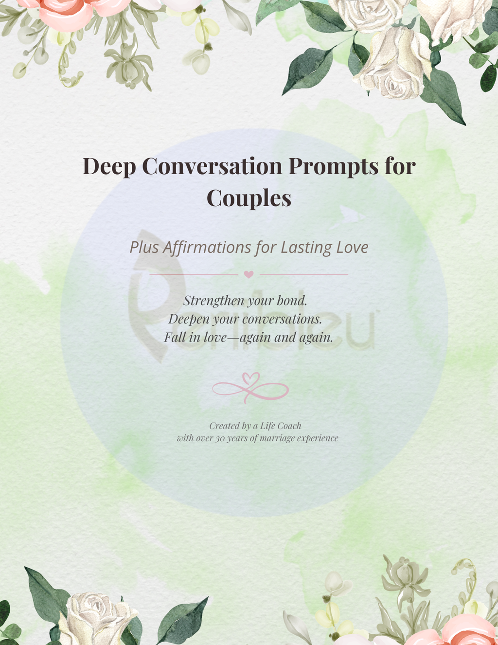 Deep Conversation Prompts For Couples — Printable Workbook - Periibleu