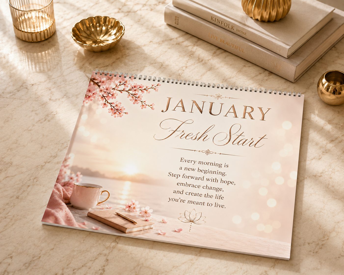 Periibleu 2027 Motivational Wall Calendar— Inspiration & Affirmations