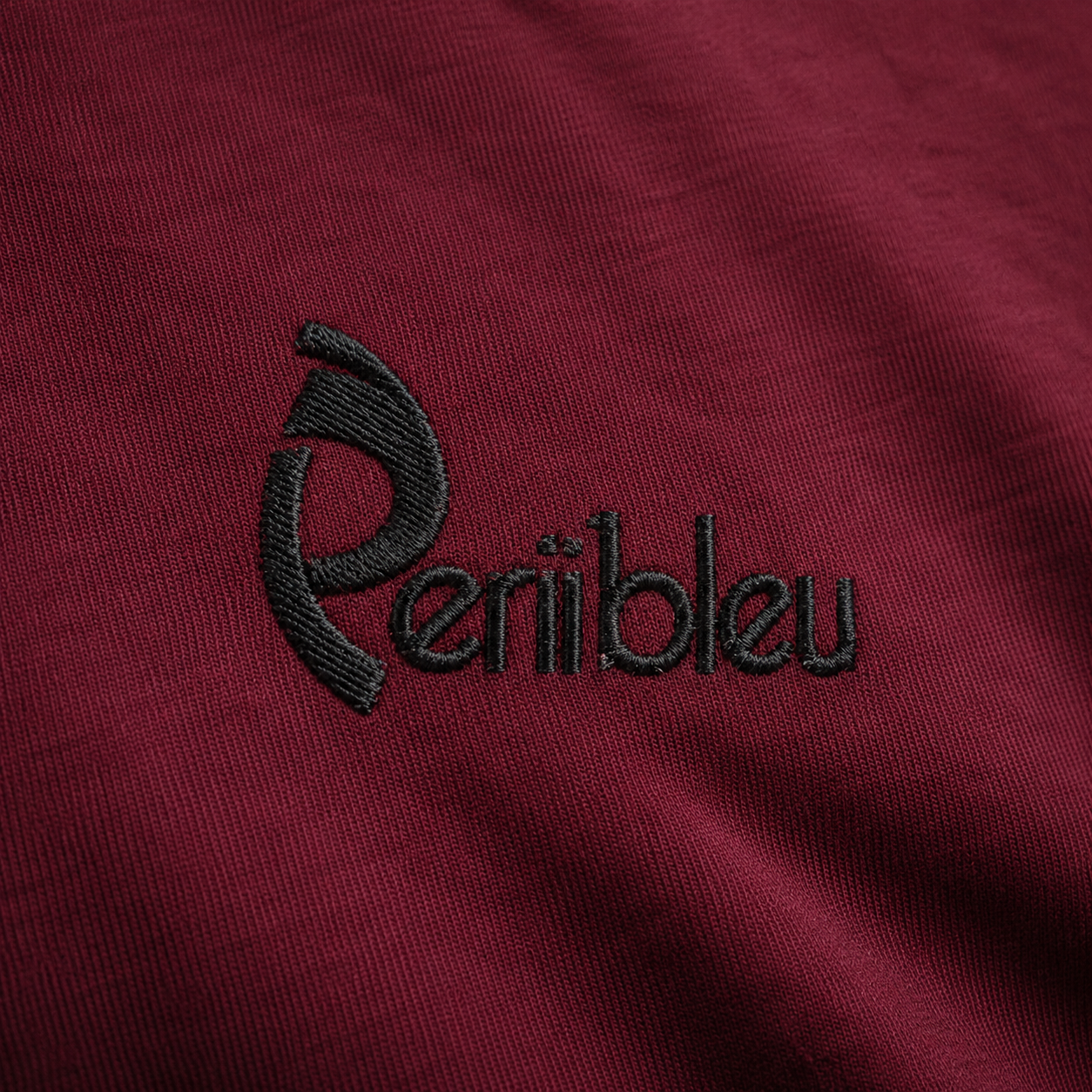 Periibleu Vibe Embroidered Unisex Cotton Tee