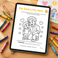 My Dad is My Hero — A Card Experience for Kids