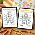 My Dad is My Hero — A Card Experience for Kids