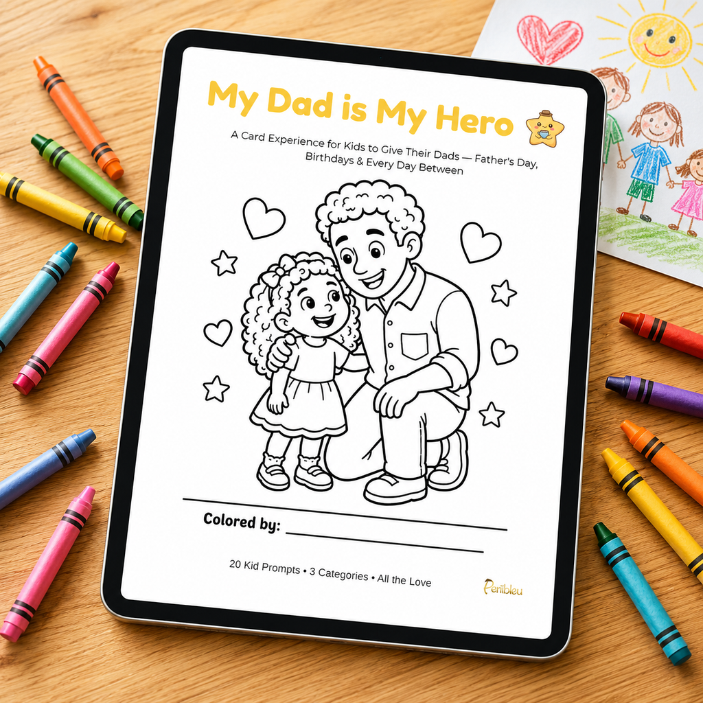 My Dad is My Hero — A Card Experience for Kids
