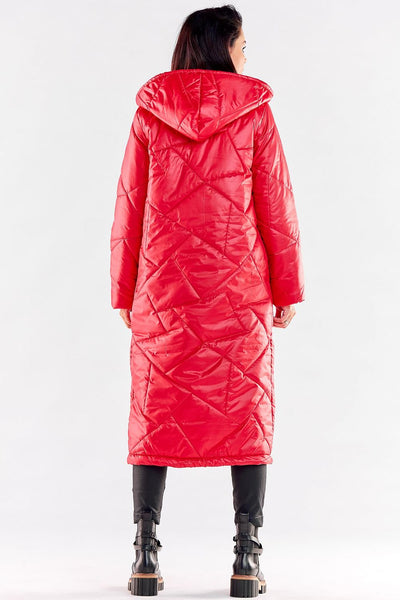 Fashionable Hood Quilted Coat