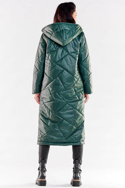 Fashionable Hood Quilted Coat