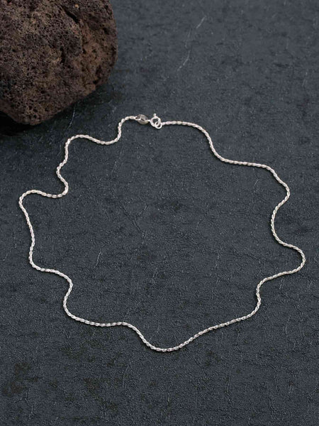 Peace Silver Necklace