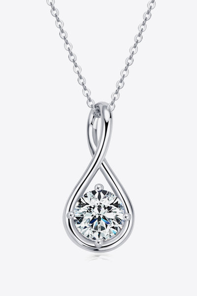 Time 2 Shine 2 Carat Moissanite Silver Necklace