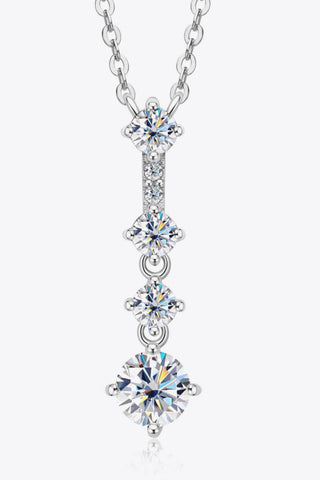 Three Wishes Moissanite Pendant Necklace