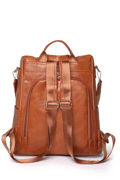 The Boss Vertical Zipper Pocket Backpack
