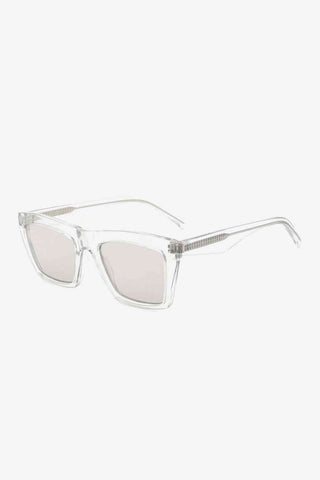Endless Possibilities Clear Frame Rectangle Sunglasses
