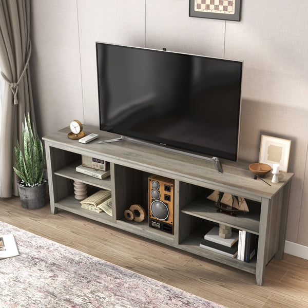 TV Stand Open Media Display Cabinet