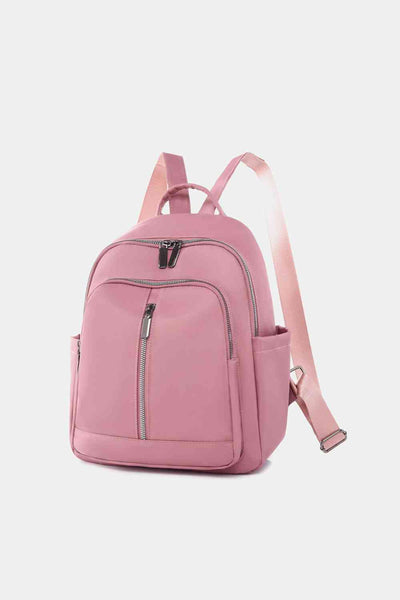 Vertical Mid Zipper Backpack