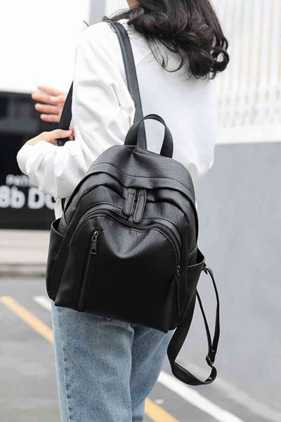 Stunning Faux Leather Backpack