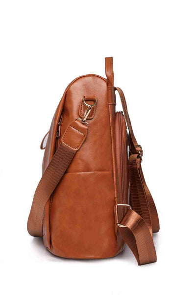 The Boss Vertical Zipper Pocket Backpack