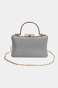 Glam Bow Top Handbag