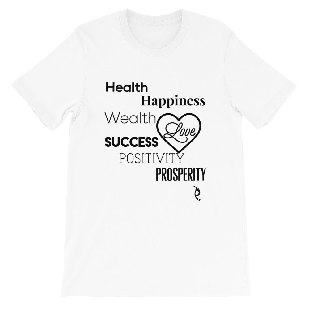 Periibleu Positivity Vision Board T-Shirt - Periibleu