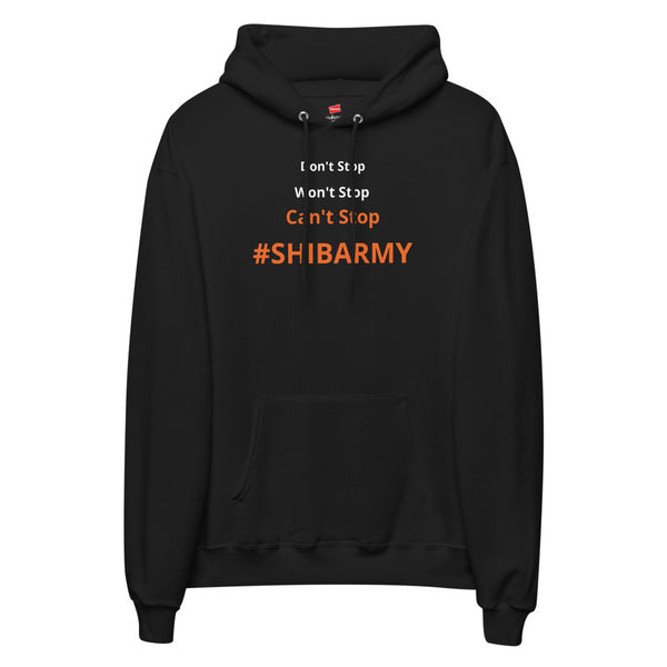 Periibleu Can't Stop #SHIBARMY Fleece Hoodie - Periibleu